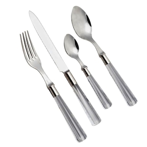 Couverts en métal de vendeur indien de matériel dur au prix de gros ensemble multicolore de couverts pour l'usage de restauration d'hôtel - Product Image 6