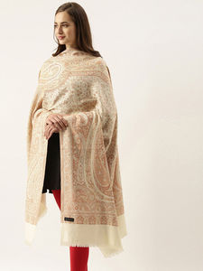 Bufandas de Lana Larga de Alta Calidad, Colección de Invierno 2026, Diseño Liso, Estampado de Cachemira para Mujer, MOQ Bajo - Product Image 6