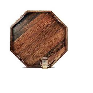 Forma personalizada para servir comida deliciosa bandeja de madera de diseñador hecha a mano para uso en el hogar, hotel y cafetería - Product Image 3