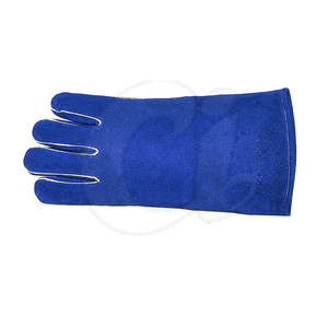 Nueva llegada Guantes de soldador de cuero de protección de diseño único con etiqueta privada - Product Image 2