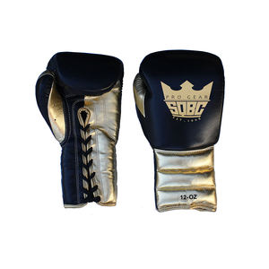 Nouveaux gants de boxe de haute qualité personnalisés en cuir de vachette d'origine avec logo personnalisé et toutes les couleurs et tailles disponibles - Product Image 1