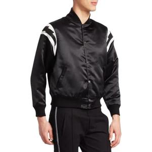 แจ็คเก็ตผ้าซาตินผู้ชายสไตล์ล่าสุด ไซส์ผู้ใหญ่ ขายดี แจ็คเก็ตผ้าซาตินฤดูหนาวผู้ชาย คุณภาพดีที่สุด - Product Image 4