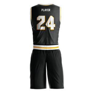 Tenue de basketball professionnelle pour hommes, été, anti-humidité, antibactérienne, vente en gros directe d'usine, vêtements de sport imprimés - Product Image 6