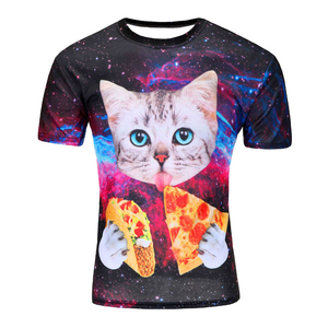 Camisetas transpirables para hombre, camisetas de sublimación antiarrugas 100% algodón, estilo único, diseño personalizado, tamaño, las mejores camisetas para hombre con sublimación - Product Image 1