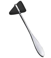 Med Impact Instruments Diagnostic Neurological Medical Percussion Hammer Manual Chrome Handle Triangular Rubber Head CE