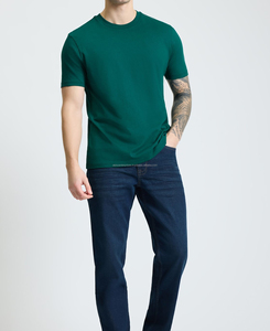 Camiseta de Verano para Hombre, Cuello Redondo, 100% Algodón, Tejido de Punto, 220g, Transpirable, Corte Regular, Casual, Estampado por Transferencia Térmica, Venta al Por Mayor - Product Image 3