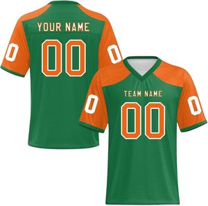 Camiseta personalizada de fútbol americano OEM de secado rápido de malla de poliéster de transferencia de calor de impresión al por mayor de alta calidad Club - Product Image 1