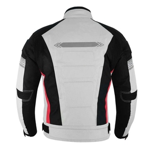 Chaqueta de moto textil Cordura para hombre de buena calidad con protección de armadura impermeable Racing Jersey Biker Riding Jacket - Product Image 3