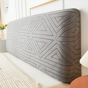 Testiera in tessuto Jacquard solido copre fodera per fodera <span class=keywords><strong>letto</strong></span> Stretch testiera <span class=keywords><strong>letto</strong></span> copricapo fodera per schienale - Product Image 1