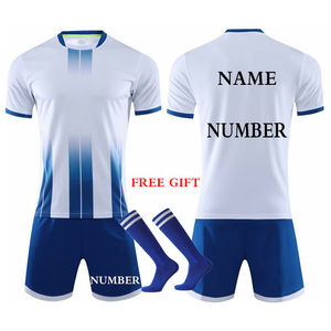 Nuevo conjunto de camisetas de fútbol para hombres, uniformes para mujeres, conjunto de sublimación, camisetas para niños, pantalones cortos, camisetas de fútbol, uniforme deportivo, traje de entrenamiento - Product Image 2