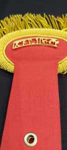 อินทรธนูทองขอบแดงทองทำจากผ้าทองเหลืองออกแบบให้เป็นแผ่นรองไหล่อุปกรณ์ป้องกันภัยส่วนบุคคล - Product Image 6