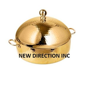 หม้อต้มน้ำมีฉนวนผนังสองชั้นเคลือบผิวดีไซน์แบบค้อนใช้สำหรับตกแต่ง - Product Image 2