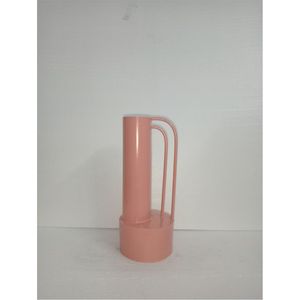 Jarrón de Flores Texturizado Hecho a Mano, Estilo Nórdico, Jarrón de Metal Mate para Decoración del Hogar, Jarrón Moderno Minimalista Blanco con Asa para Decoración - Product Image 4