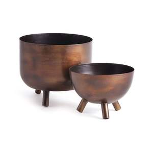 Ensemble de supports pour plantes en fer résistant aux intempéries, pot de fleurs décoratif en métal pour jardin, jardinières d'extérieur haut de gamme antirouille - Product Image 4