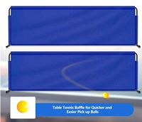 Barrière de tennis de table portable professionnelle, clôture de terrain pour un ramassage de balles plus rapide et une pratique organisée