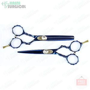 Tijeras de corte de pelo de alta calidad Tijeras de peluquero con mango de Bambú - Product Image 3