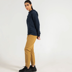 เสื้อฮู้ดผู้หญิงแบบมีฮู้ดพิมพ์ลายสำหรับฤดูหนาว สไตล์ไฮสตรีท ทรงหลวม ไหล่ตก  ราคาโรงงานขายส่ง รับผลิตตามแบบ - Product Image 5