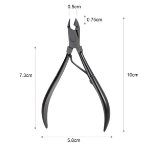 High Quality Curved Stainless Steel Nail Care Clipper Eagle Beak Design Manicure <b>Cuticle</b> <b>Nipper</b> with Color Coating for Fingers - Product Image 6