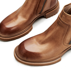 Zapatos Mocasines de Piel de Becerro con Detalles Cosidos a Mano y Soporte para el Arco del Pie, Zapatos de Vestir para Hombre - Product Image 3