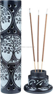 Soporte de incienso de mármol de 10,5 pulgadas de moda con opción económica de tallado de anís estrellado para difusor de aromaterapia exportado de la India - Product Image 2