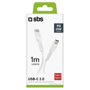 สายเคเบิล Type-C to Type-C 1 ม. 25 วัตต์ สายไนลอนสีขาว ความยาว 5 ม. ความเร็วสูง รับประกัน 1 ปี - Product Image 2