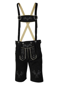 Pantalones Cortos Bávaros de Cuero Lederhosen para el Oktoberfest, Tradicionales Alemanes - Product Image 6