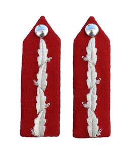 Insignia de Alambre de Latón con Bordado de Hoja de Roble Plateada Mediana, Insignia de Lord Lt Gorgets Cómoda - Product Image 2