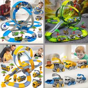 Circuit de piste spatiale électrique en plastique pour jouets - Product Image 3