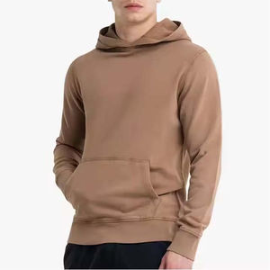 Pull à capuche pour homme, style 2025, tissu polaire, respirant, mélange de polyester et de coton, poche, coupe classique, OEM - Product Image 5