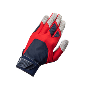 Guantes de bateo de béisbol de cuero de alta calidad profesional logotipo personalizado J S marca deportiva izquierda derecha entrenamiento entretenimiento uso - Product Image 2