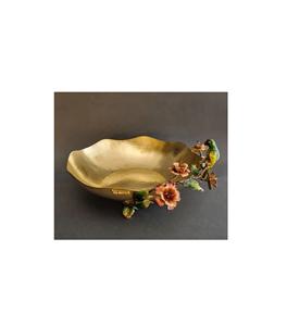 Cuenco de latón con patrón martillado a mano, perfecto para cenas festivas, mesa de comedor tradicional, centro de mesa de cocina - Product Image 6