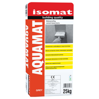 AQUAMAT Poudre d'étanchéité cimentaire design moderne pour sous-sols et réservoirs, emballage 25 kg, gris/blanc/bleu clair, 2,0-4,0 kg/m³ au total