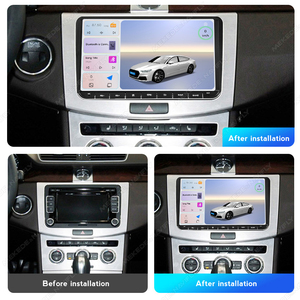 Lecteur multimédia automobile Android MEKEDE, autoradio, navigation, écran 9 pouces, bouton pour VW <span class=keywords><strong>Golf</strong></span> 5 6 Polo Passat B6 B7 CC Skoda Jetta - Product Image 5