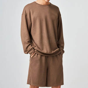 <b>Men's</b> Customised Summer 2-Piece Set Quick Dry Cotton T-Shirt and <b>Shorts</b> New Arrival Winter Collection - Product Image 2