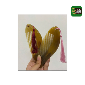 Peine de cuerno Cuerno de búfalo natural Hecho a mano Cabello suave Aseo Artesanía tradicional vietnamita Proveedor de exportación - Product Image 4