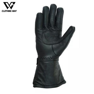 Gants de moto personnalisés en gros, respirants, compatibles avec les écrans tactiles, imperméables, durables, en cuir, avec sangle de poignet réglable - Product Image 2