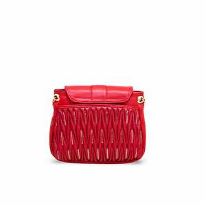 Bolso de hombro formal granate P55601 elegante cadena fina y accesorio de pulseras de eslabones - Product Image 1