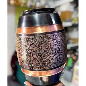 Dispensador de agua de cobre hecho a mano Premium Recipiente para beber indio de alta calidad para uso en oficina RV Función de calefacción - Product Image 6