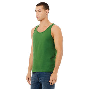 Side Seamed Retail Fit 100% Airlume Combed and Ring Spun Cotton 32 Single 4.2 oz Leaf Unisex Jersey Tank - Product Image 2