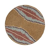 Napperon Perlé Fait Main de Luxe Écologique sur Mesure en Perles de Caoutchouc Brodé Inde GALORE 10mm d'Épaisseur
