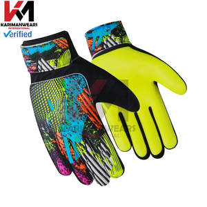 Guantes de Portero de Fútbol para Niños y Jóvenes, Niños y Niñas, Palma de Látex Antideslizante con Relieve, Guantes de Portero con Dorso de PU Suave, Guantes para Jugadores de Campo - Product Image 3