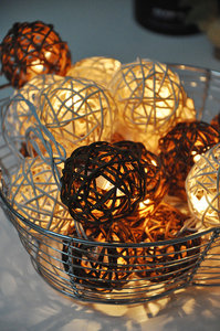 ลูกบอลหวายงานฝีมือคุณภาพสูงสำหรับตกแต่งบ้านของขวัญไฟสาย LED สำหรับตกแต่งบ้านไฟพลังงานแสงอาทิตย์ - Product Image 4