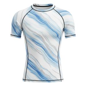 Maillot de compression sublimé durable pour hommes, femmes et enfants – Idéal pour l'entraînement MMA, BJJ, Jiu Jitsu No-Gi – Vente en gros de maillots de bain personnalisés - Product Image 1