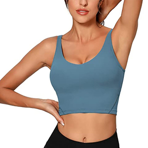 El Sujetador deportivo sin costuras más vendido para mujeres de talla grande logotipo personalizado ropa de gimnasio transpirable a un precio al por mayor razonable - Product Image 4