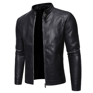 Abrigo Largo de Cuero para Hombre, Diseño Personalizado y Logotipo, Calidad Superior, Talla Adulto, Transpirable, Nueva Moda, Chaqueta de Cuero para Hombre - Product Image 1