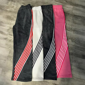 กางเกงจ็อกเกอร์ทรงตรงหลวมสไตล์ลำลองผ้าแคนวาสคุณภาพสูงปี 2025 สำหรับผู้ชาย ทรงขากว้าง ล้างสีแบบเอซิด ทรงแบ็กกี้ - Product Image 1