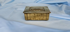 Cendrier en métal fer forgé le plus vendu, forme carrée, accessoires pour fumeurs avec impression émaillée bleue - Product Image 6