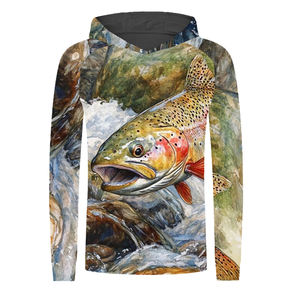 Sudadera con Capucha de Pesca Personalizada para Hombre, de Felpa, Color Sólido, Impresión DTF, DTG, Serigrafía, 100% Poliéster, Sublimación Digital, con Bolsillo, para Verano - Product Image 5