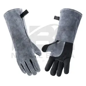 Gants de soudage en croûte de cuir de vache de meilleure qualité, fabricants professionnels, gants de soudage légers - Product Image 1