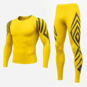 Ensemble short et rashguard personnalisé haute performance MMA BJJ, équipement de compression extensible, séchage rapide, respirant, logo frontal, Spandex/Nylon - Product Image 4